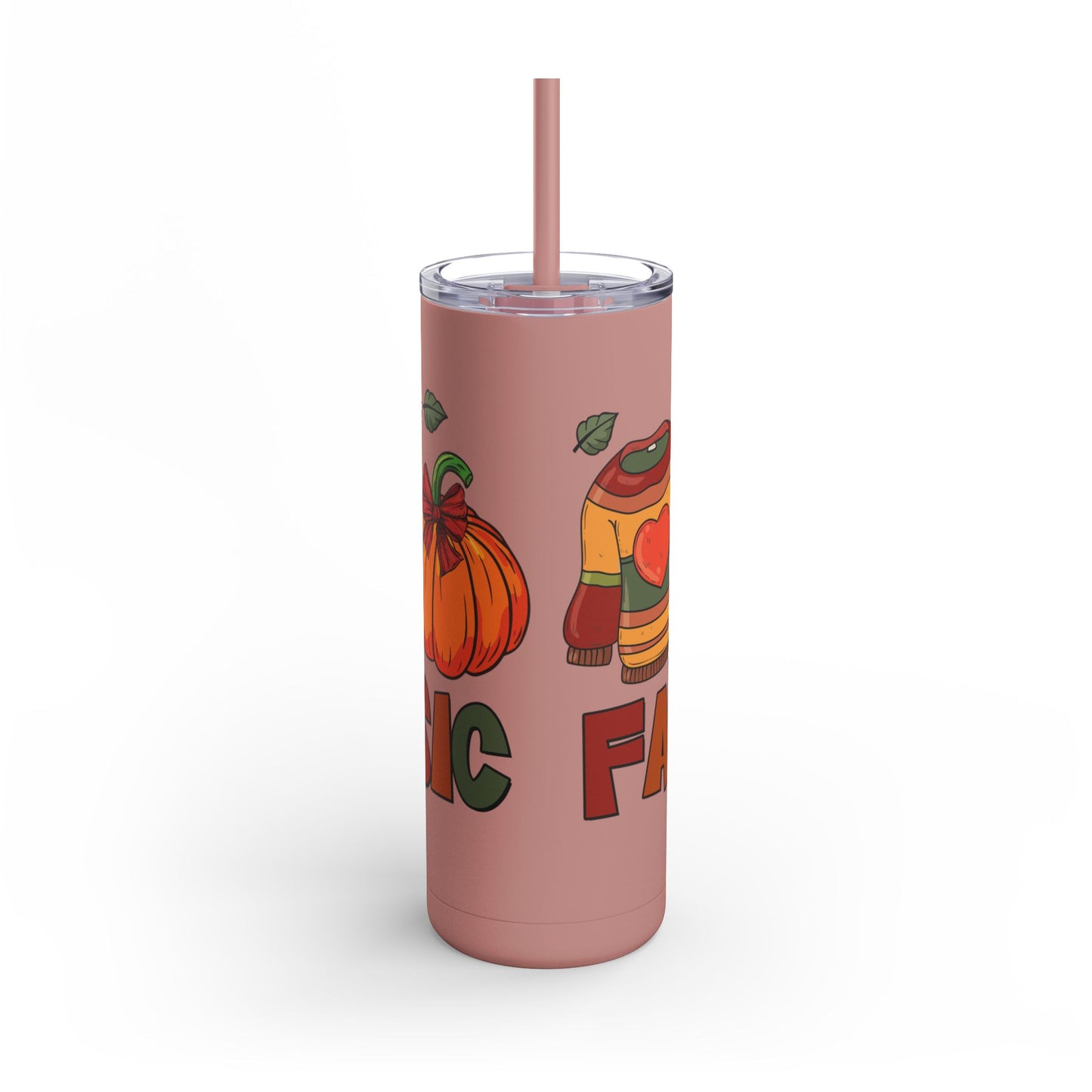 Fall Basics Skinny Matte Tumbler, 20oz