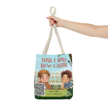 Fraser & Henry Grow a Friend Book Illustration Tote Bag