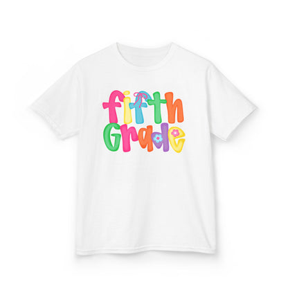 Back to School Fifth Grade Kids Tee