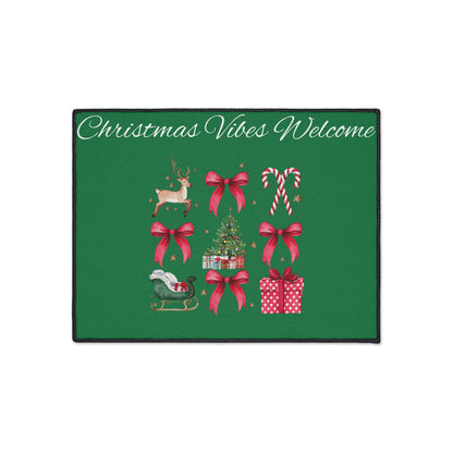 Christmas Vibes Welcome Heavy Duty Floor Mat