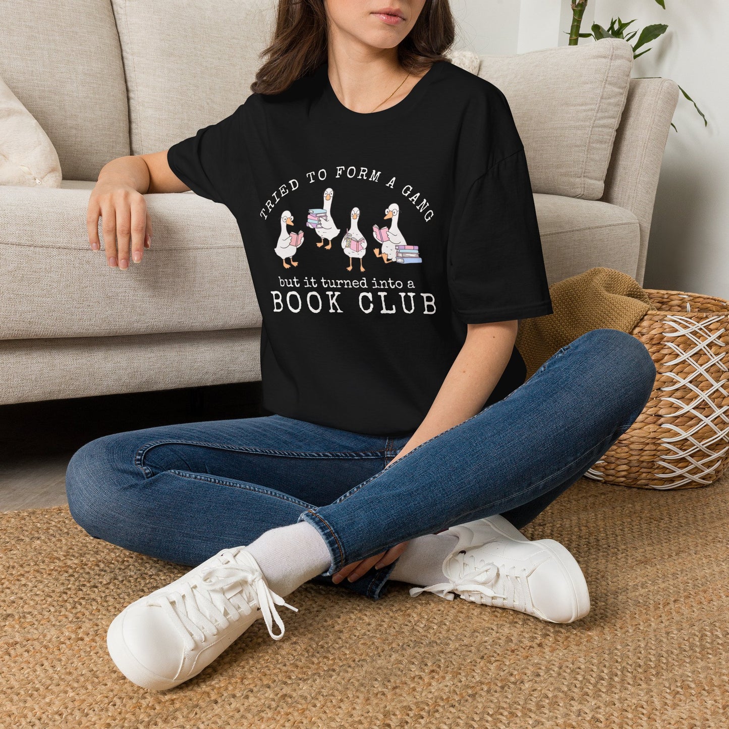 Book Club T-Shirt — "Tried to Form a Gang but It Turned Into a Book Club"