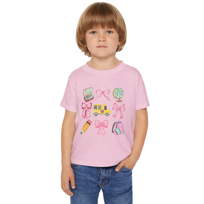 Coquette Back to School Toddler T-shirt