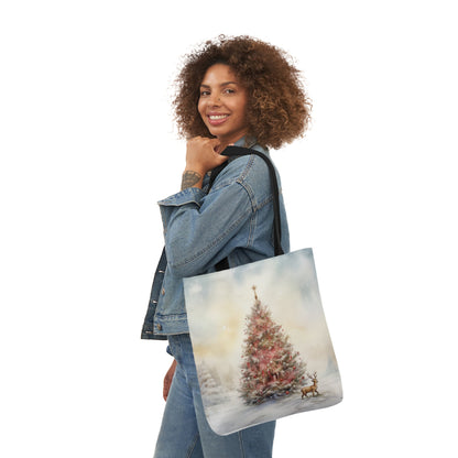 Christmas Tree Canvas Tote