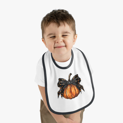 Halloween Pumpkin Baby Bib