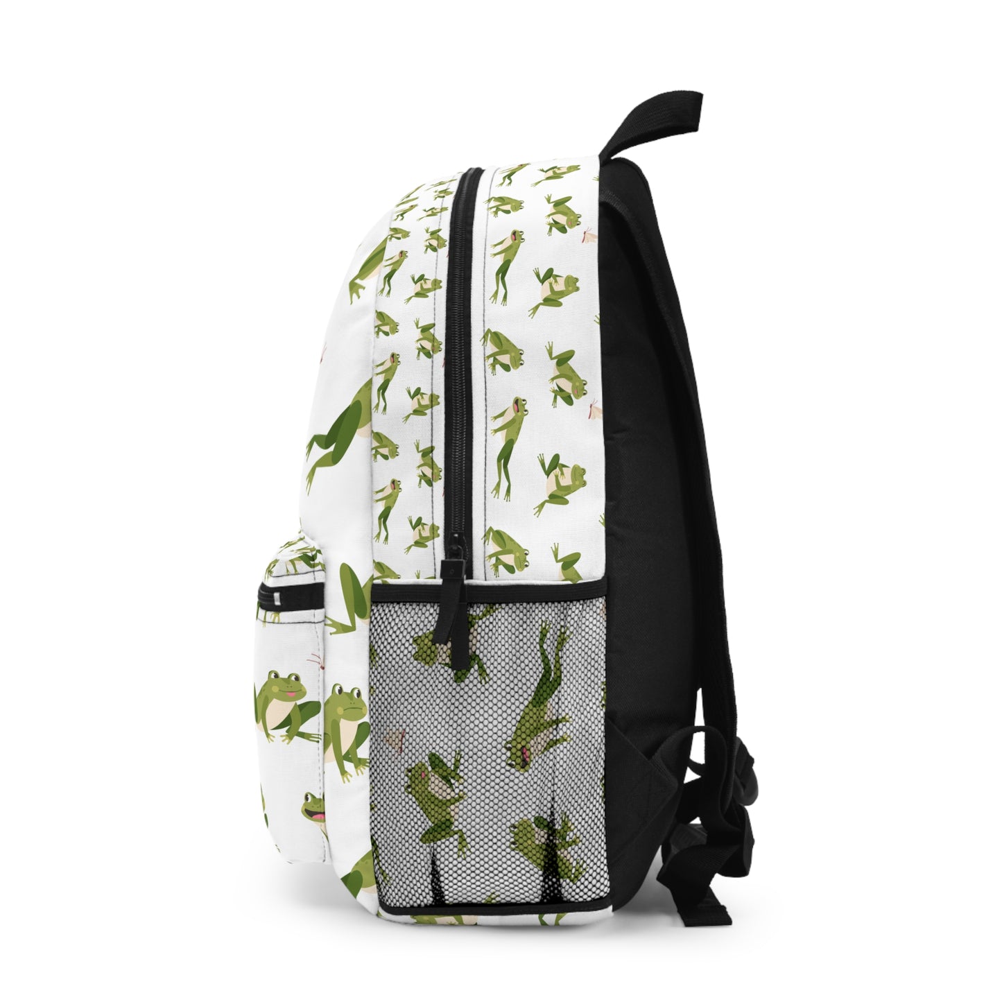 Frog Pattern Backpack