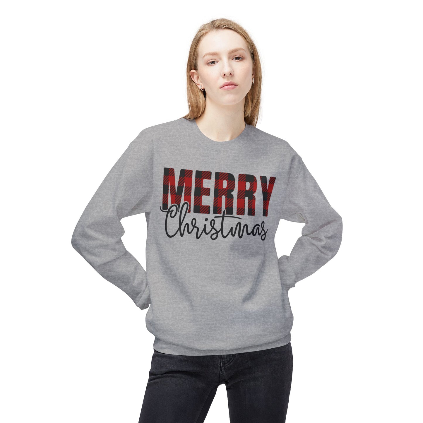 Merry Christmas Unisex Fleece Sweatshirt