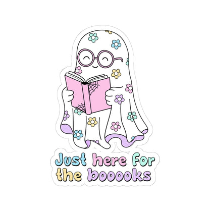 Cute Ghost Book Lover Stickers
