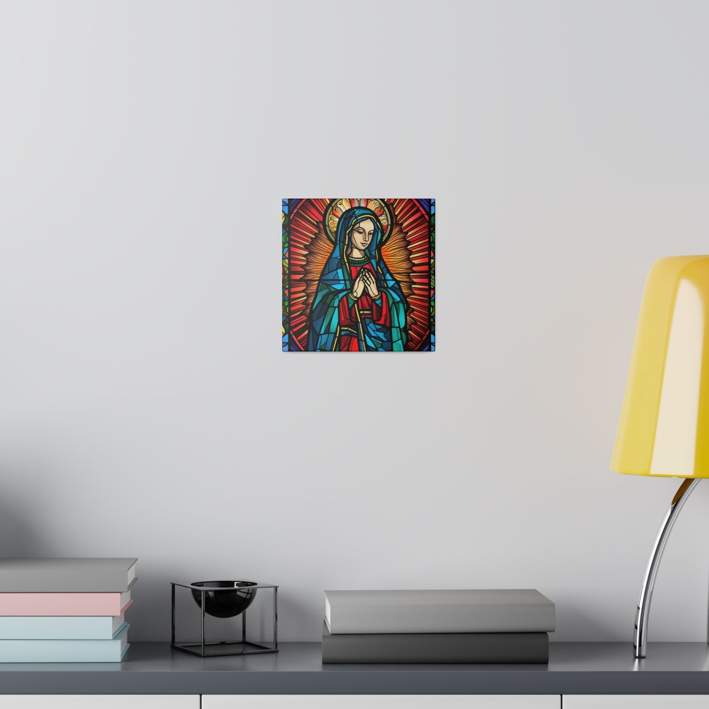 Virgin Mary Wall Art Matte Canvas