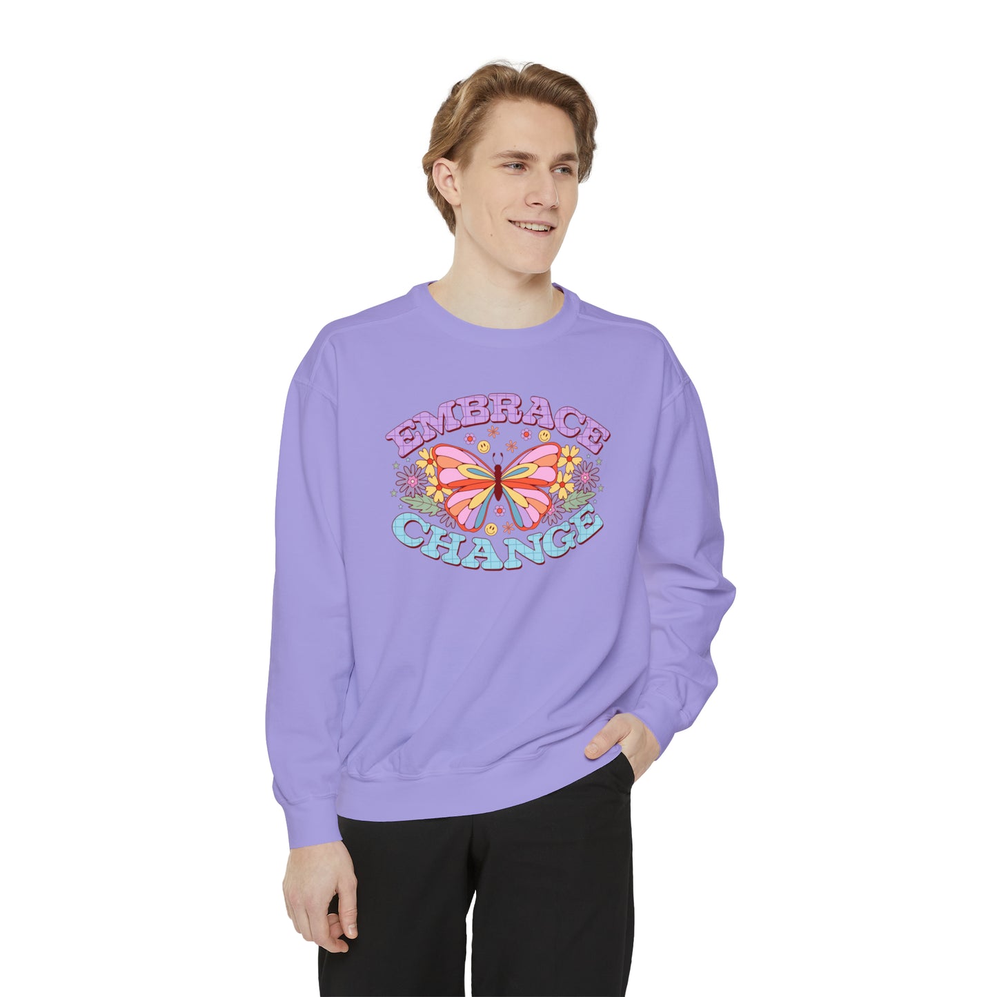 Embrace Change Comfort Colors Soft Sweatshirt