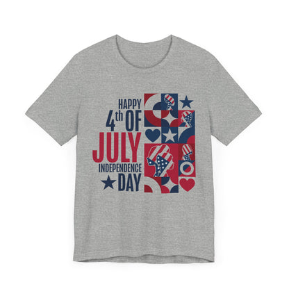 Independence Day 4th of July Unisex Jersey Short Sleeve Tee