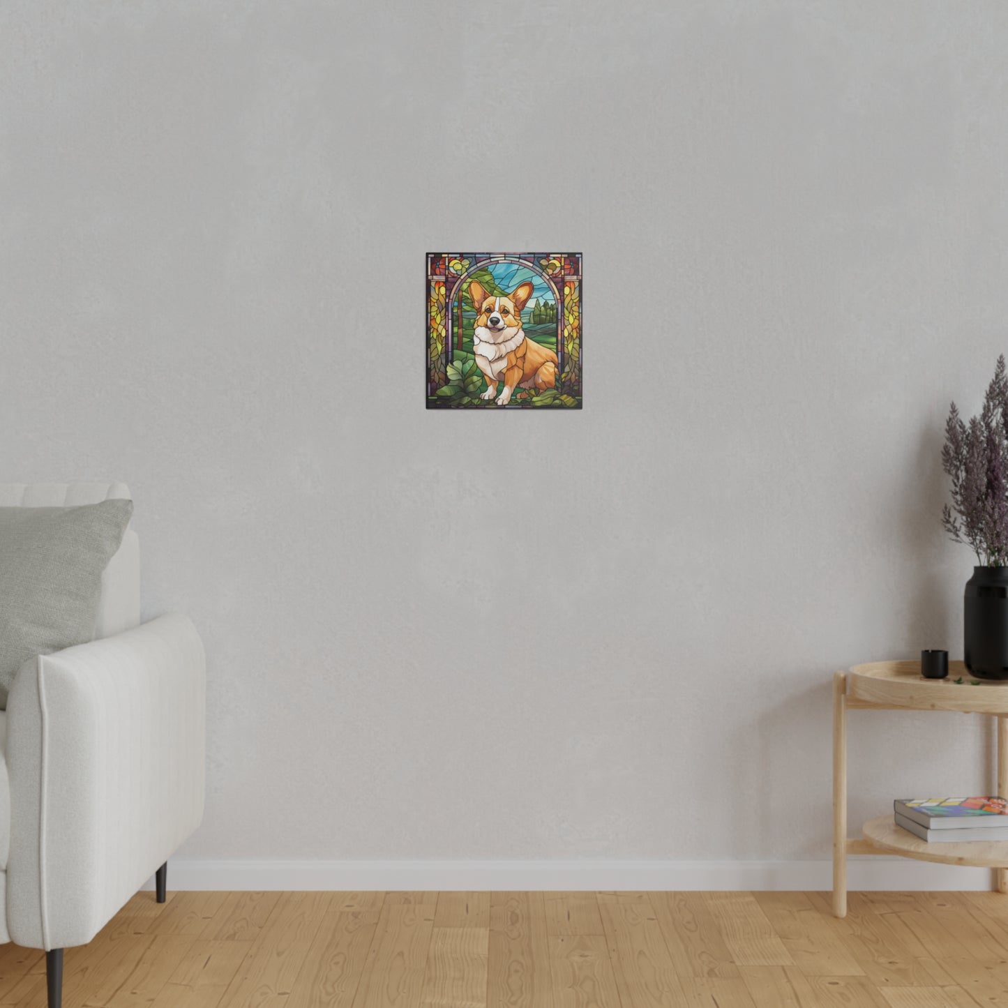 Corgi Wall Art Matte Canvas