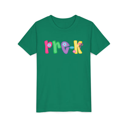 Colorful Pre-K Youth Back to School Tee