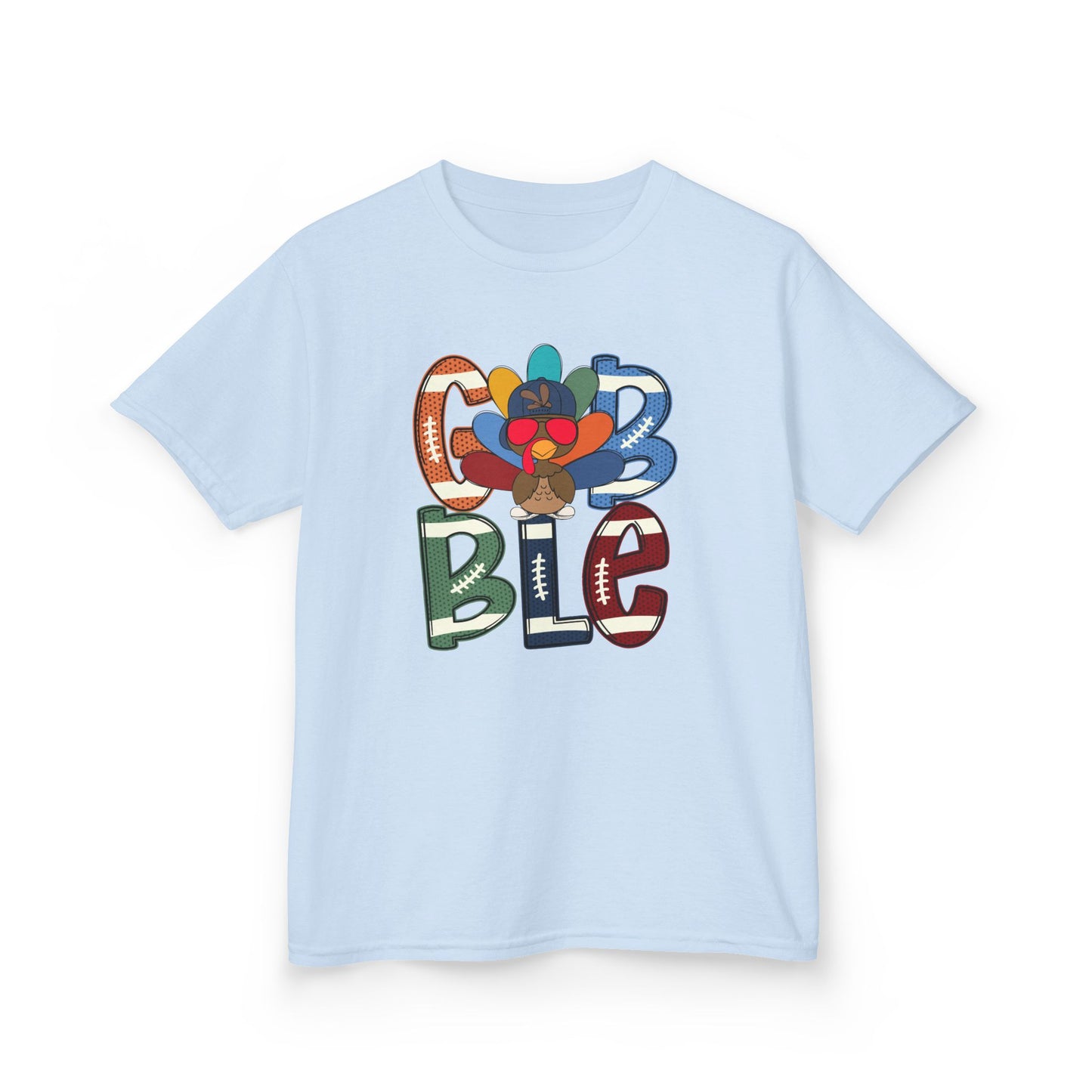 Thanksgiving Gobble Kids Tee for Fall