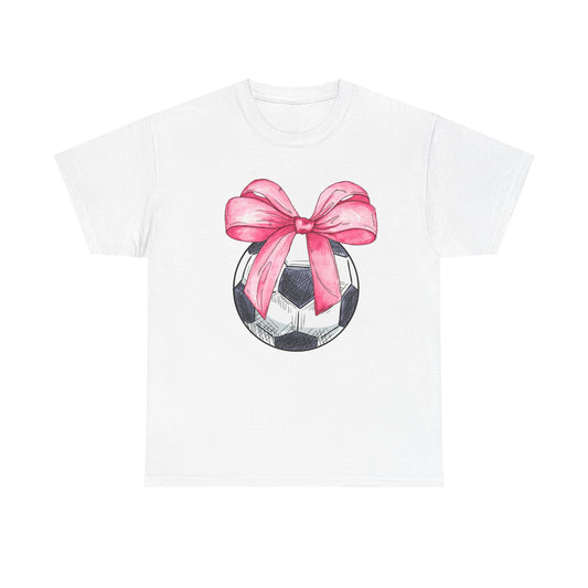 Soccer Coquette Unisex Heavy Cotton Tee