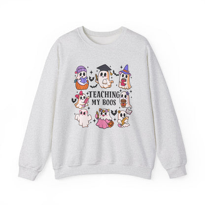 Teaching My Boos Halloween Unisex Heavy Blend™ Crewneck Sweatshirt