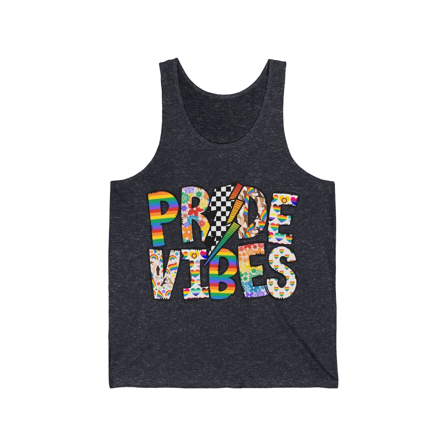 Pride Vibes Unisex Jersey Tank