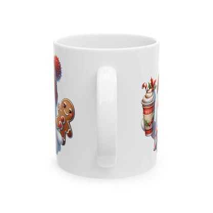 Christmas Ghost Ceramic Mug