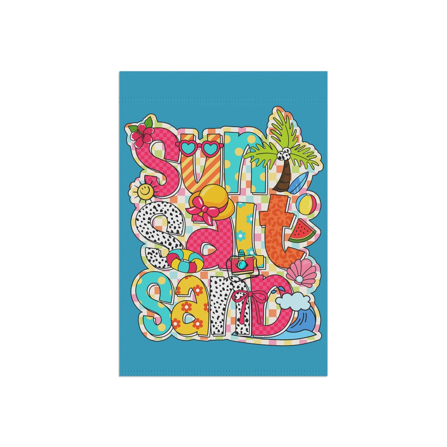 Sun, Salt, Sand Summer Garden Banner Flag