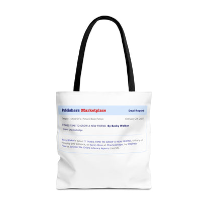 Tote Bag — Publishers Marketplace Announcement Tote