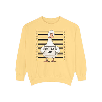 "Got Too Silly" Cute Animal Sweatshirt Crewneck