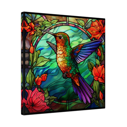 Hummingbird Wall Art Matte Canvas