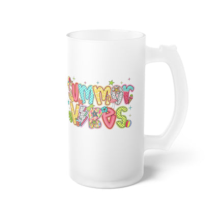 Frosted Summer Vibes Beer Mug