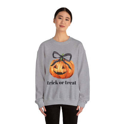 Trick or Treat Halloween Pumpkin Sweatshirt