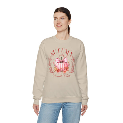 Autumn Girly Social Club Unisex Heavy Blend™ Crewneck Sweatshirt