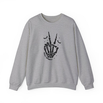 Skeleton Peace Halloween Sweatshirt