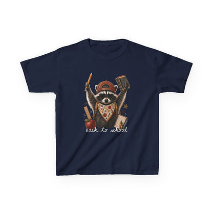 Kids Back to School Raccoon Classroom Tee