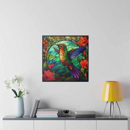 Hummingbird Wall Art Matte Canvas