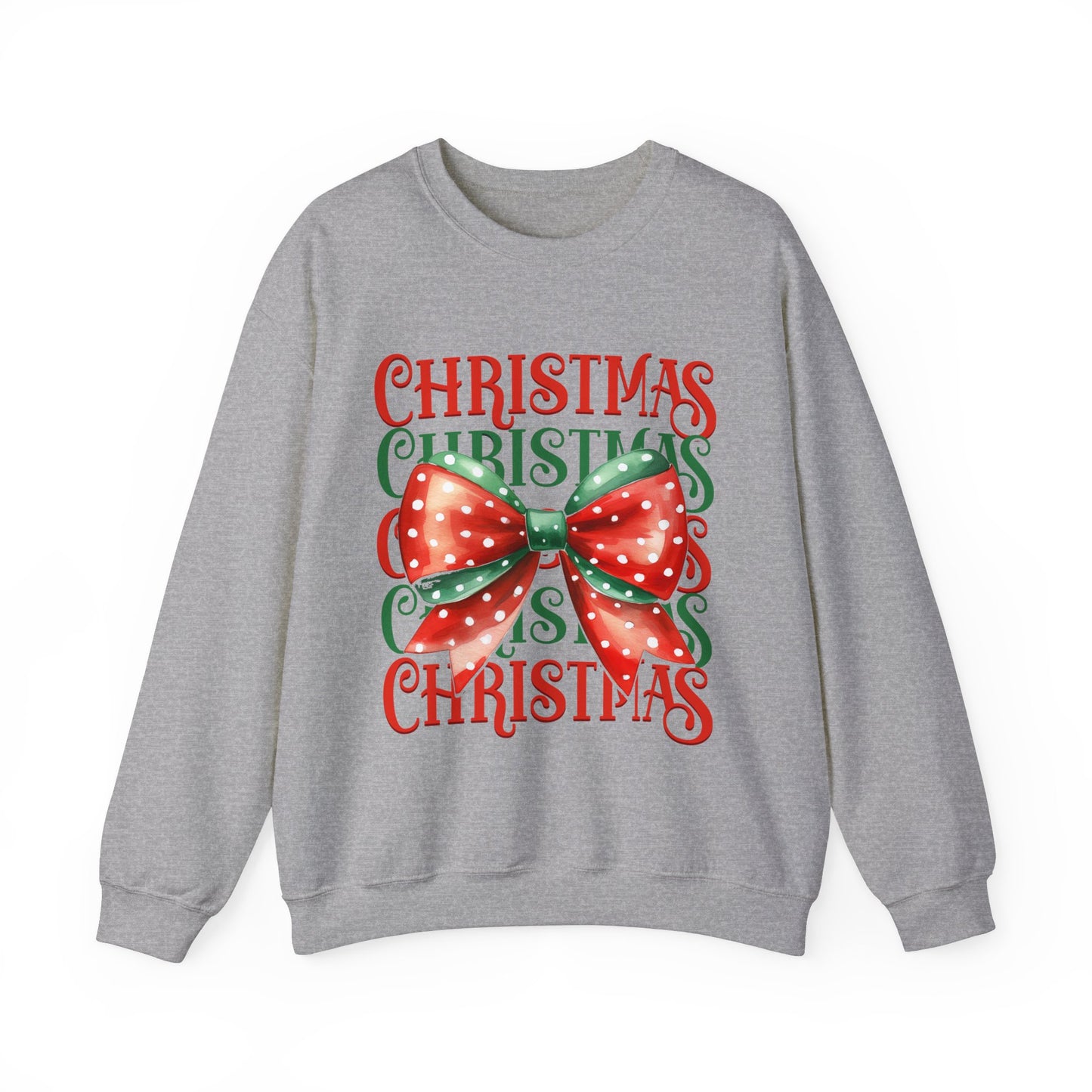 Christmas Coquette Bow Sweatshirt