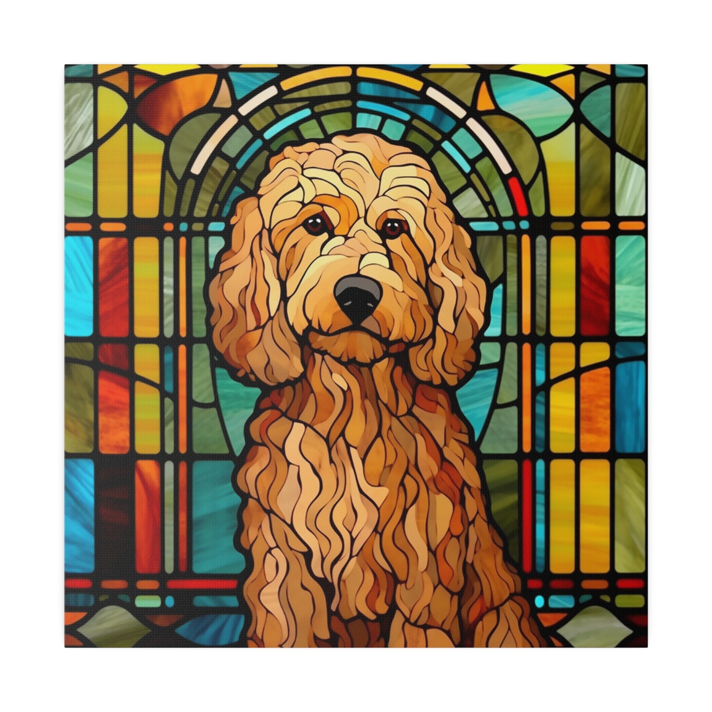 Goldendoodle Wall Art Matte Canvas