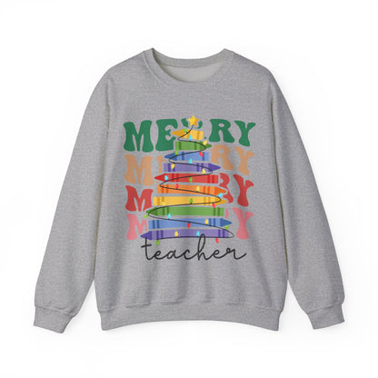 Merry Teacher Sweatshirt