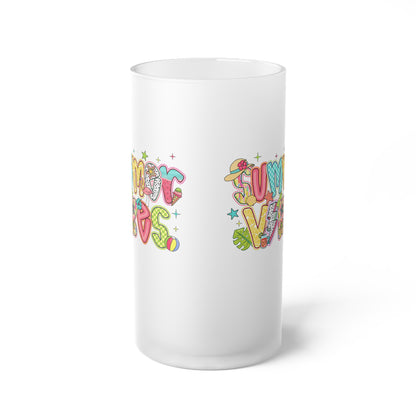 Frosted Summer Vibes Beer Mug