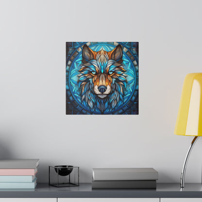 Wolf Wall Art Matte Canvas