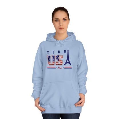 TEAM USA 2024 Paris Olympics Unisex College Hoodie