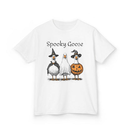 Spooky Goose Kids Halloween T-Shirt