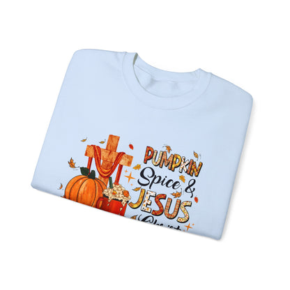 Pumpkin Spice and Jesus Christ Fall Sweatshirt