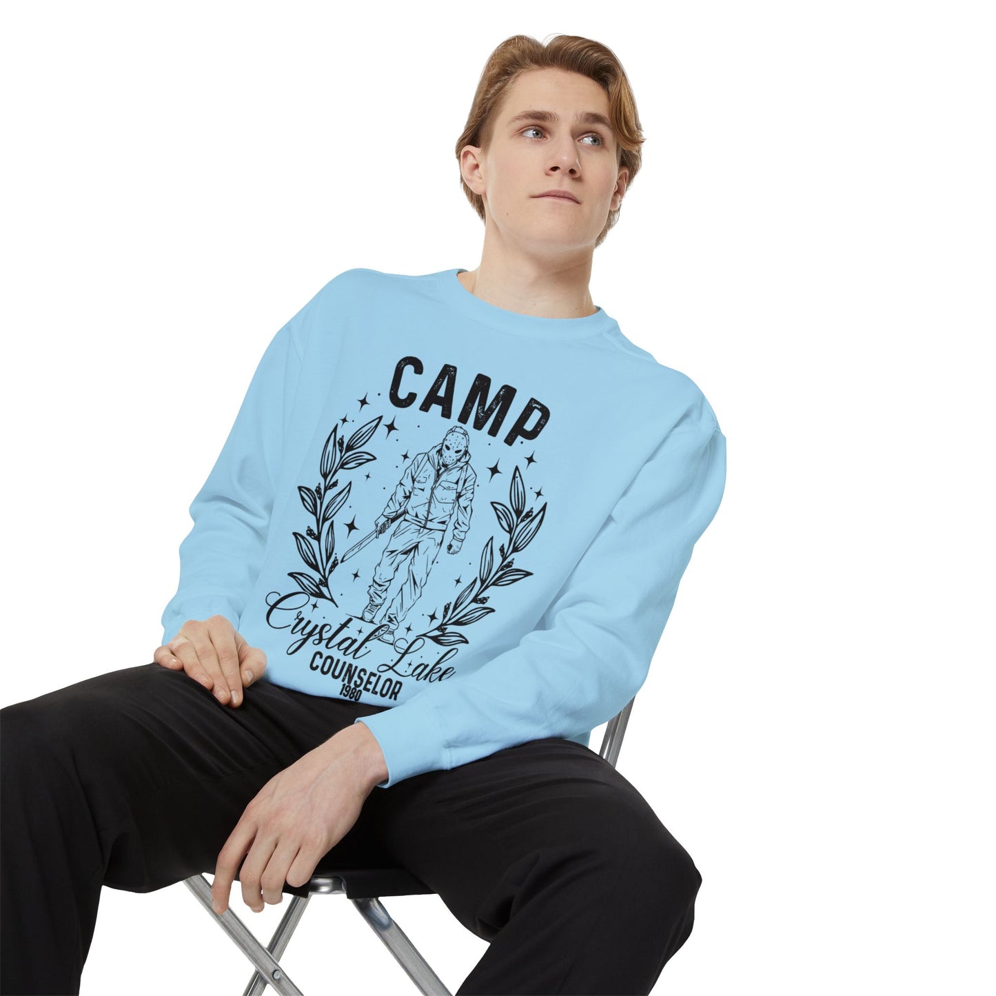 Halloween Camp Crystal Lake Comfort Colors Sweatshirt