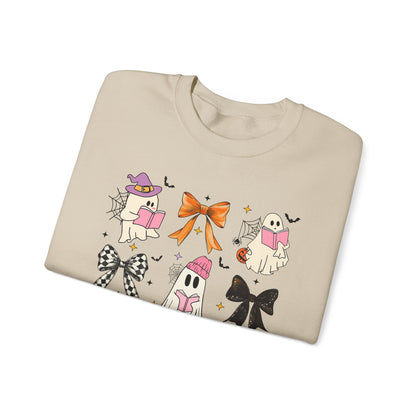 Coquette Ghosts and Books Sweatshirt