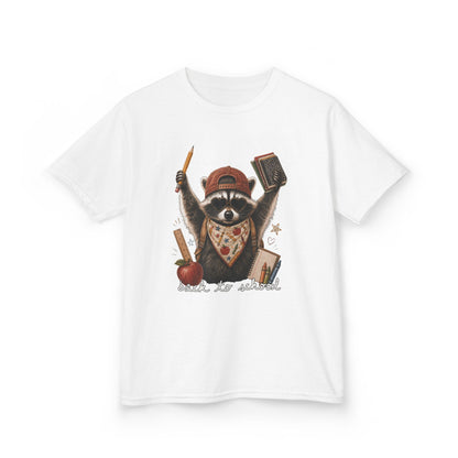 Kids Back to School Raccoon Classroom Tee