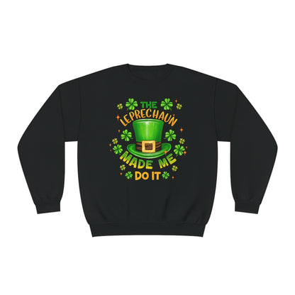 The Leprechaun Made Me Do It St. Patrick's Day Sweatshirt