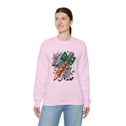 Halloween Pencil and Bow Sweatshirt