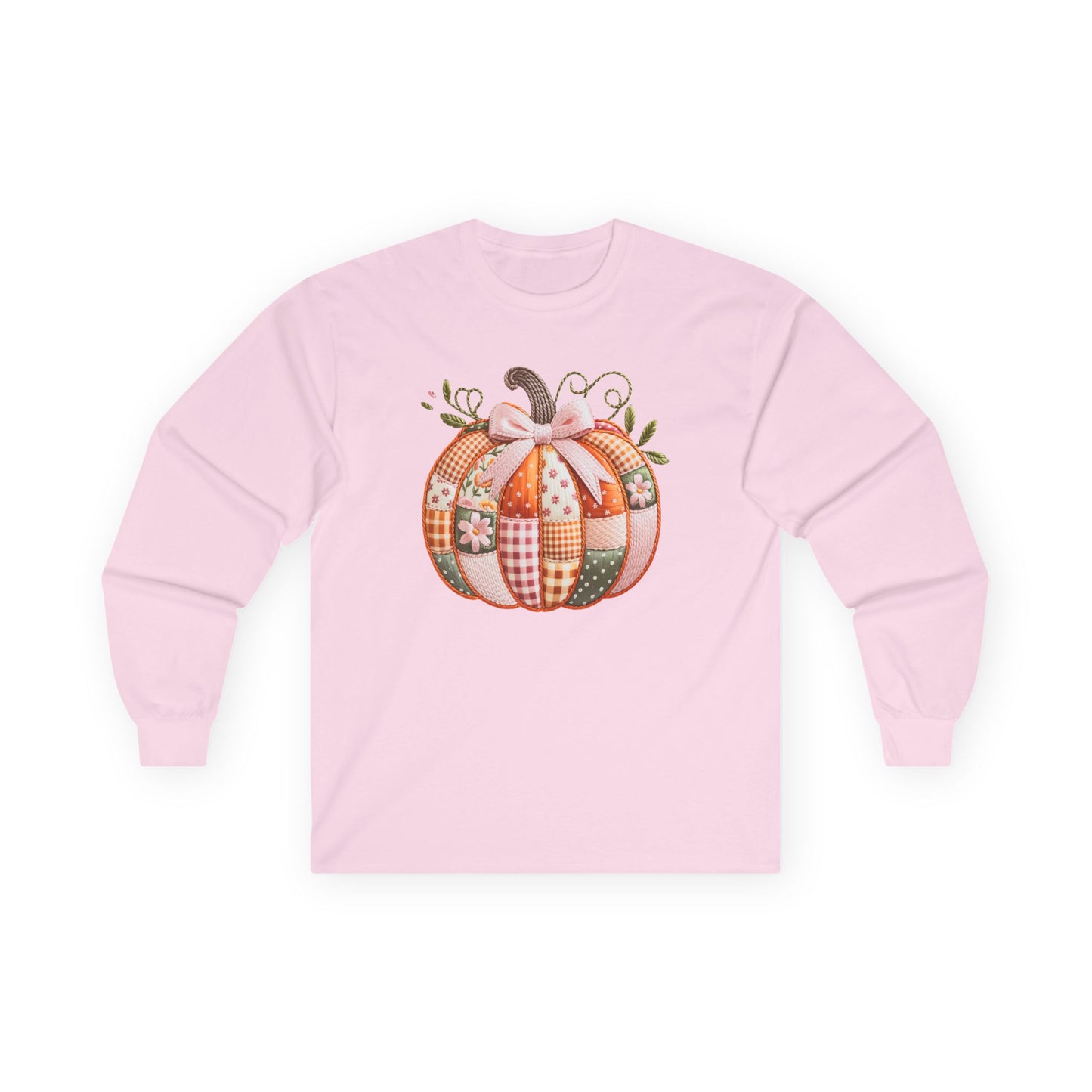 Fall Pumpkin Patch Adult Long Sleeve Tee