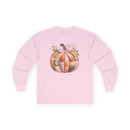 Fall Pumpkin Patch Adult Long Sleeve Tee