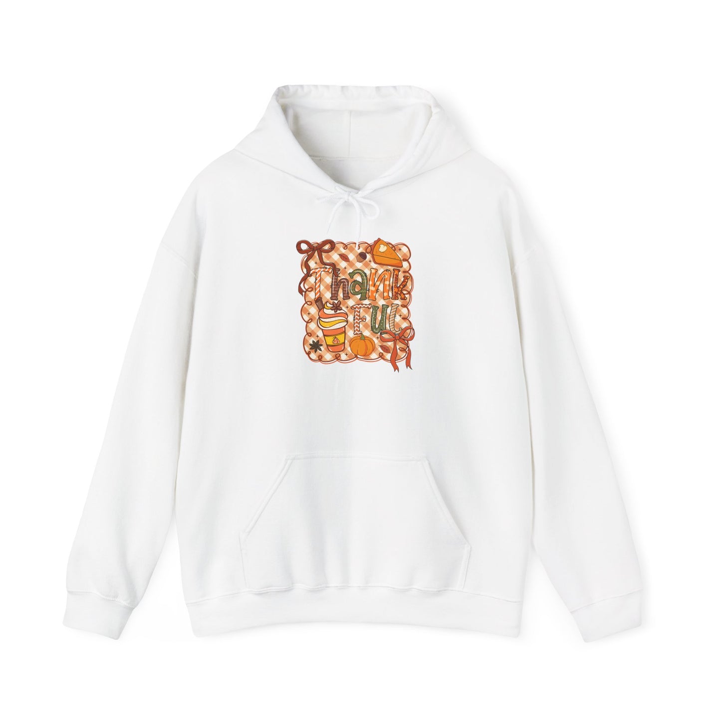 Thankful Thanksgiving Adult Hoodie
