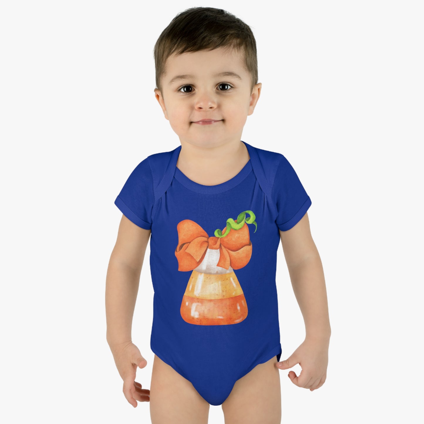 Candy Corn Coquette Halloween Onsie