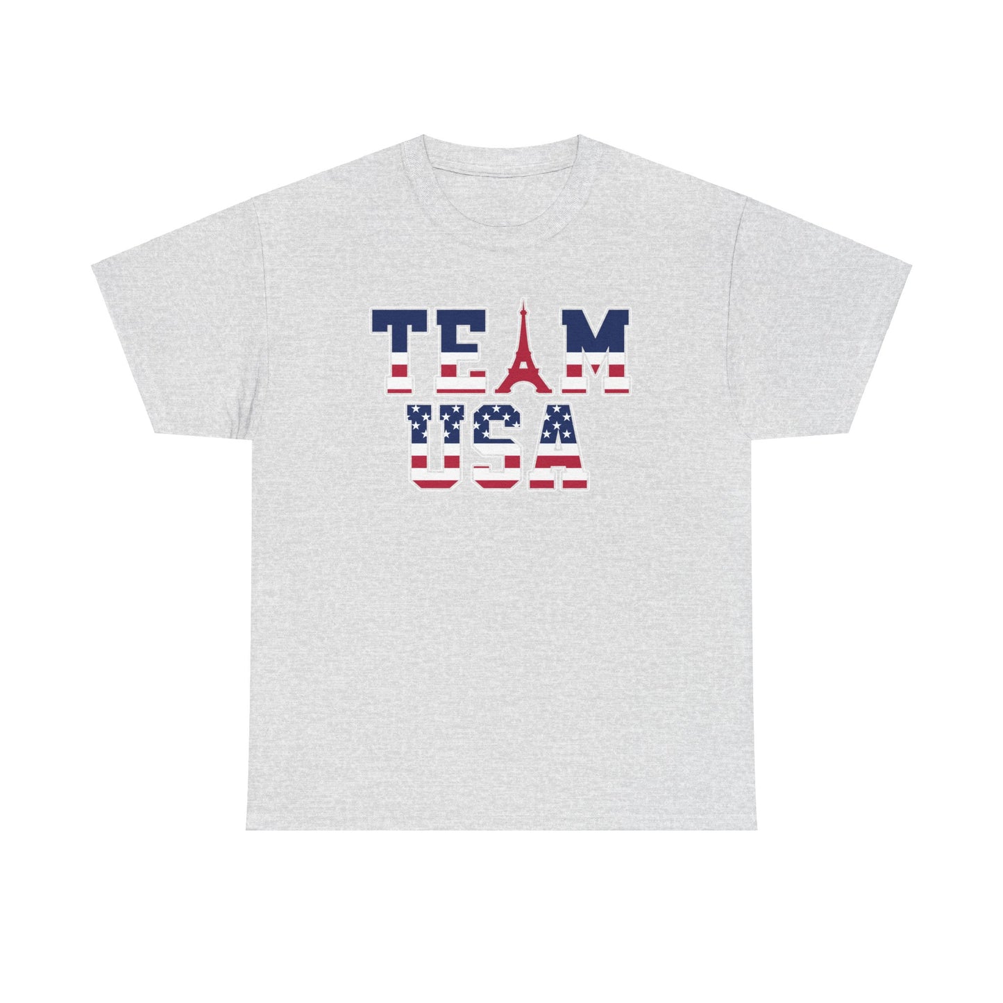 Team USA 2024 Paris Olympics Unisex Heavy Cotton T-Shirt