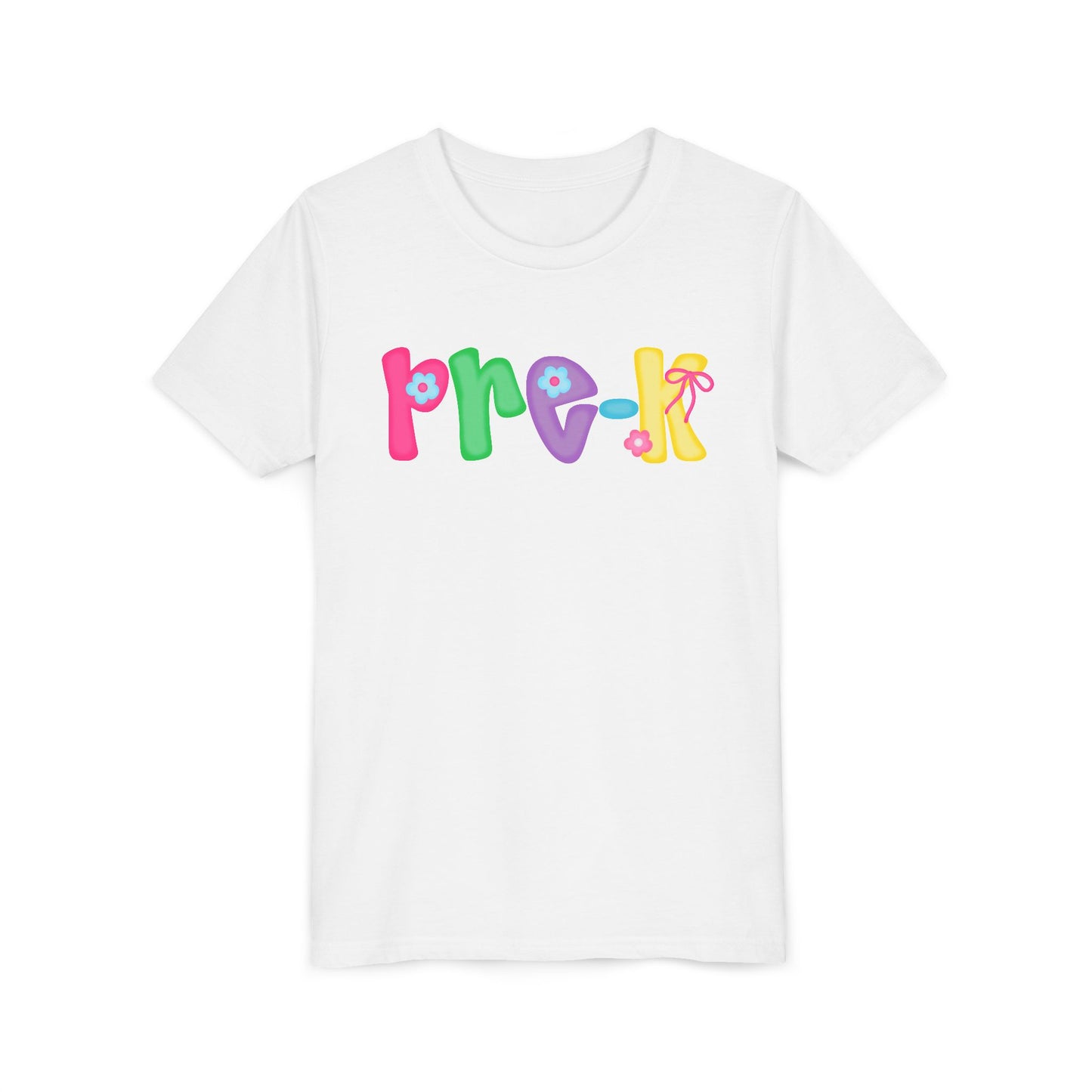 Colorful Pre-K Youth Back to School Tee